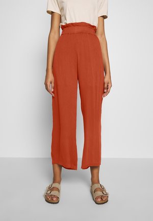 Trousers - dark red