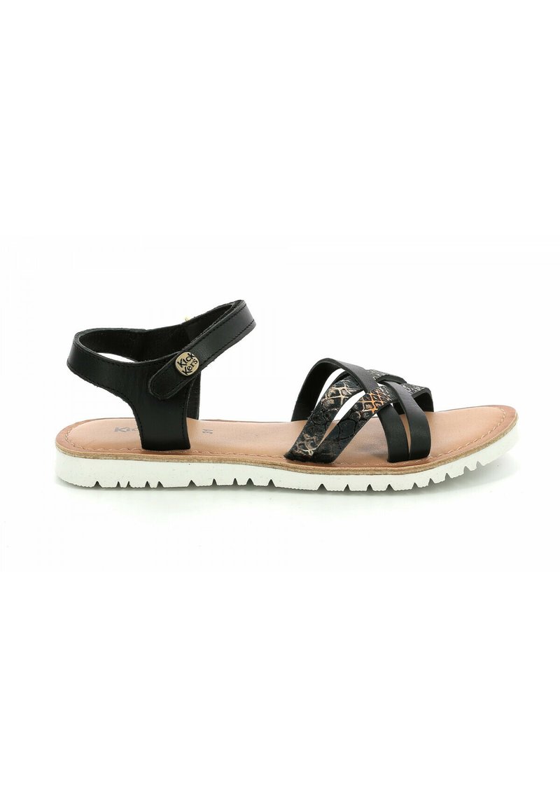 Kinder Riemchensandalen | Kickers BETTERNEW Riemensandalette noir/schwarz - SN24726 Kinder Riemchensandalen | Kickers BETTERNEW Riemensandalette noir/schwarz - SN24726