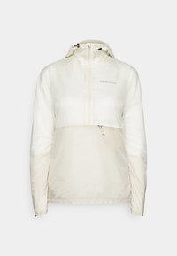 Peak Performance LIGHTWEIGHT WIND ANORAK - Hardshell jacket - sand fog/vintage white/