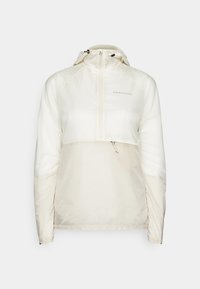 LIGHTWEIGHT WIND ANORAK - Hardshellová bunda - sand fog/vintage white/