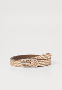 Unselected, taupe/copper