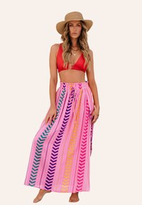 Cupshe VIBRANT CHEVRON WRAP - Complementos de playa - neon pink
