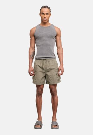 UTOPJA CARGO SWIM SHORTS - Shorts da mare - army green