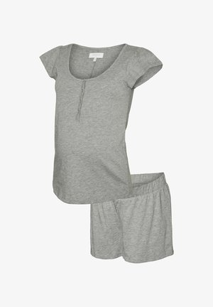 MAMALICIOUS SET - Nattøj sæt - light grey melange