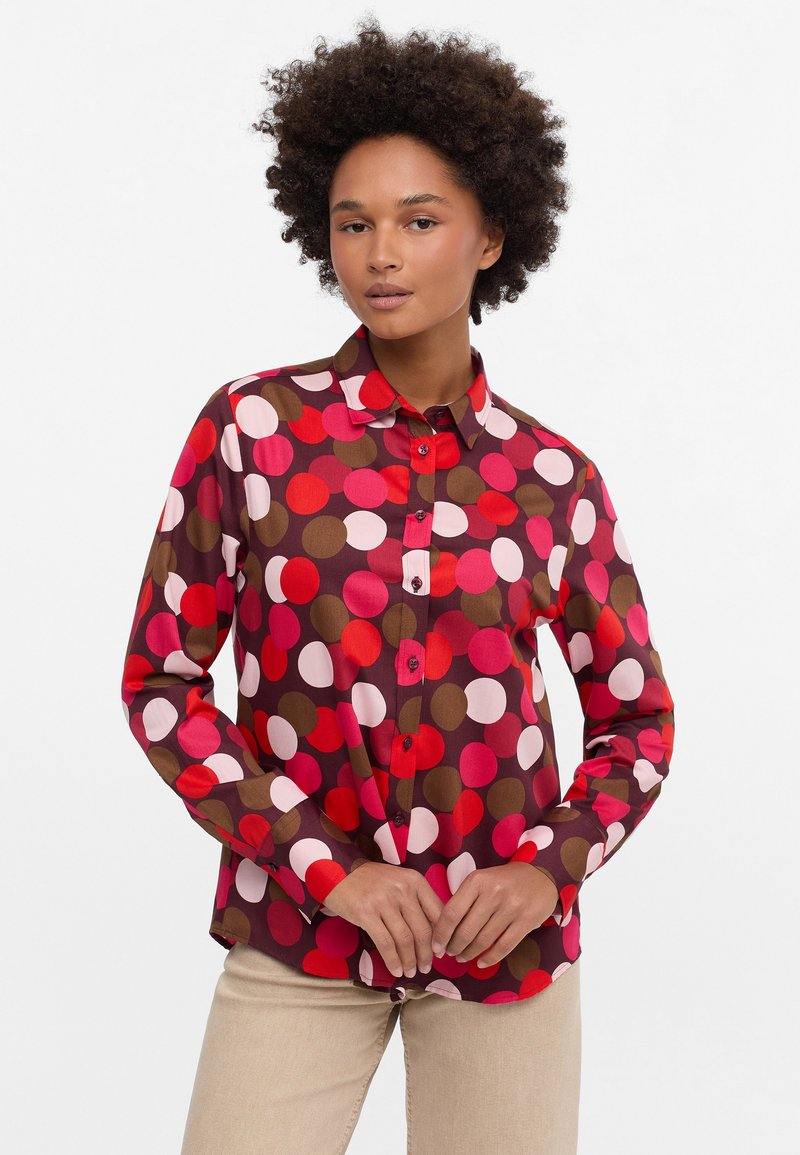 Eterna Button-down blouse - burgunder