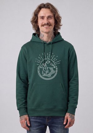 watapparel, NATUR IST SCHÖN UNISEX - Kapuzenpullover - glazed green