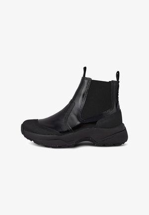 Woden, Bottines à plateau - black