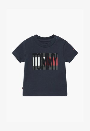 BABY FLAG TEE - Camiseta estampada - blue