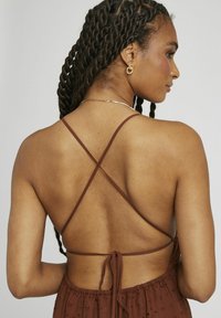 BZB LONGUE BRODERIE ANGLAISE - Robe longue - marron