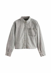 RAW HEM CROPPED  - Blusa - grey