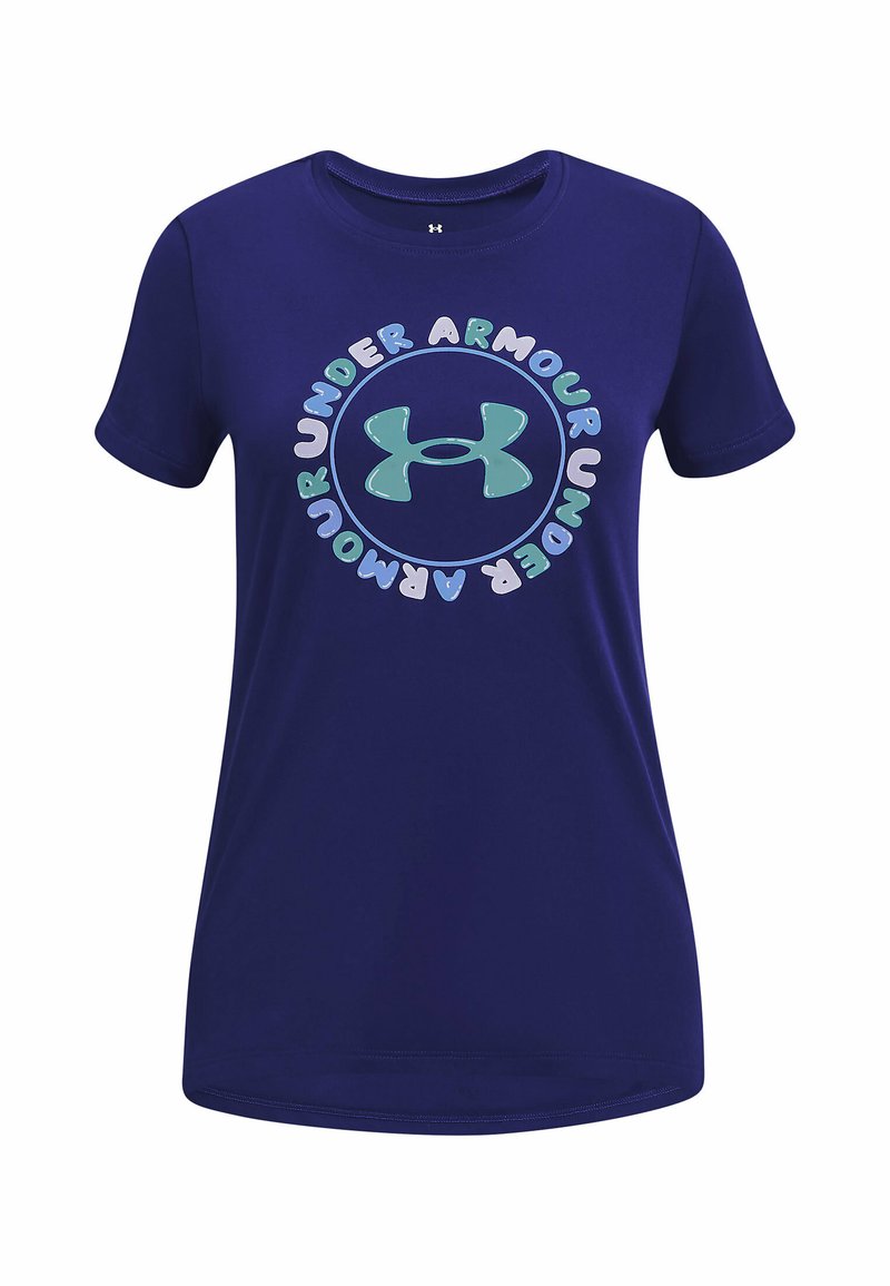 Under Armour SHORT SLEEVE TECH WORDMARKC Sport Tshirt sonar blue