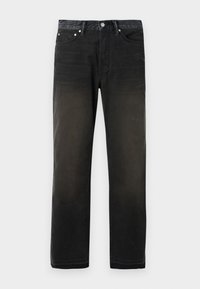 RONT PANEL - Široke kavbojke - black