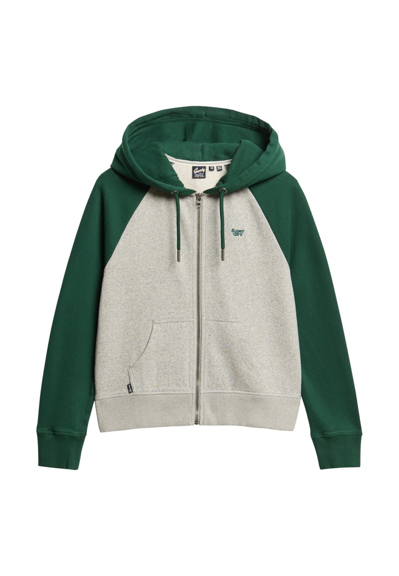 Superdry & Co Sweater met rits groen