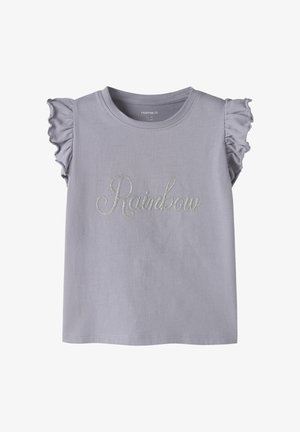 Name it, NMFDYBBA SS TOP - T-shirt imprimé - lavender gray
