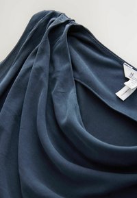 REGULAR FIT - DRAPE PREMIUM  SLEEVELESS  - Top - navy