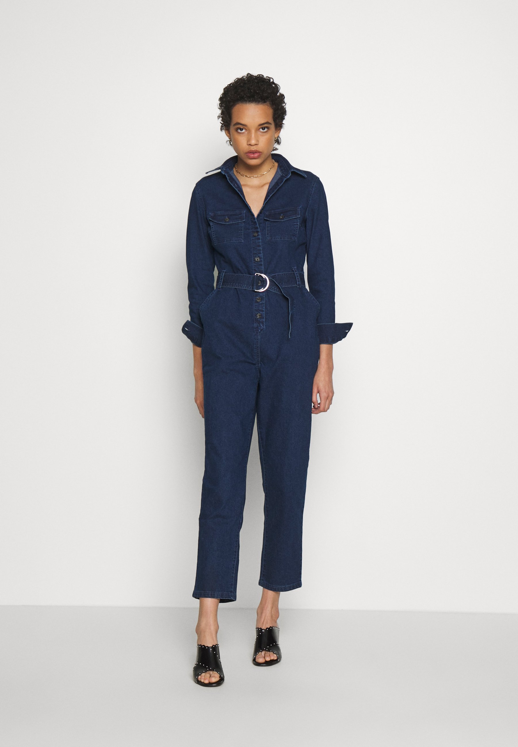 dorothy perkins denim jumpsuit