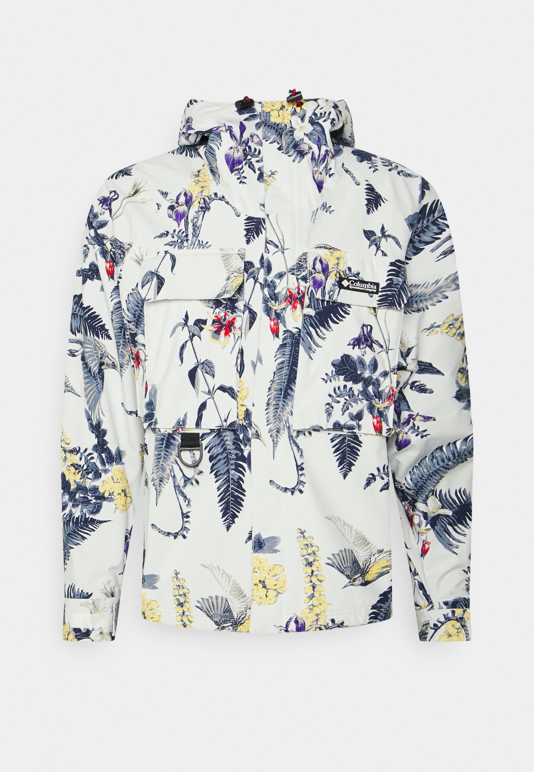 Columbia Field Creek Fraser Shell Jacket Men, Sea Salt Wildlife Guide Print. Size: L, 100% Polyester, Light jackets. SPECTRUM