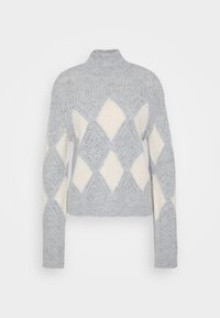 VMPALOMA HIGHNECK - Pulover - light grey melange/birch