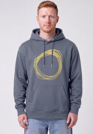 watapparel, KREIS UNISEX - Kapuzenpullover - blue grey
