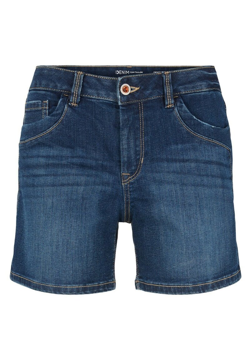Damen Kleider | TOM TAILOR DENIM Jeans Shorts used mid stone blue denim/dunkelblau - AE87085 Damen Kleider | TOM TAILOR DENIM Jeans Shorts used mid stone blue denim/dunkelblau - AE87085