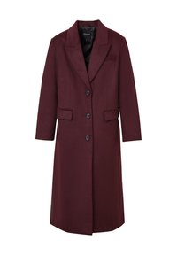 LONG À SIMPLE BOUTONNAGE - Manteau classique - violet