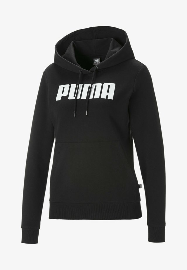 Felpa con cappuccio - black