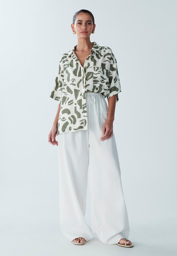 KADY - Hemdbluse - sage shapes