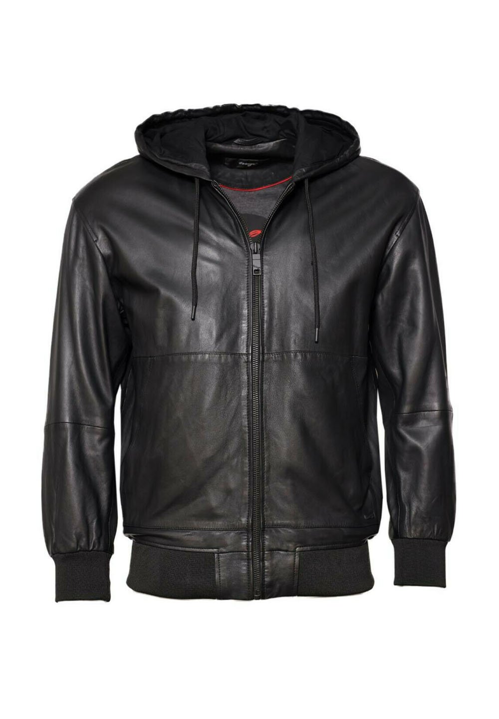 Maze Lederjacke black/schwarz Zalando