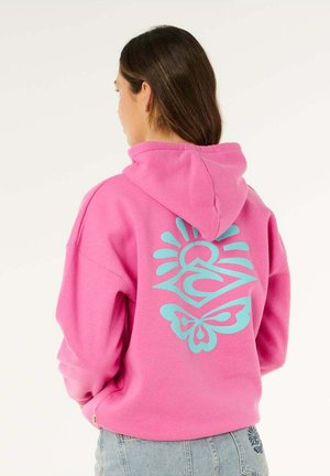 Sweat à capuche - super pink