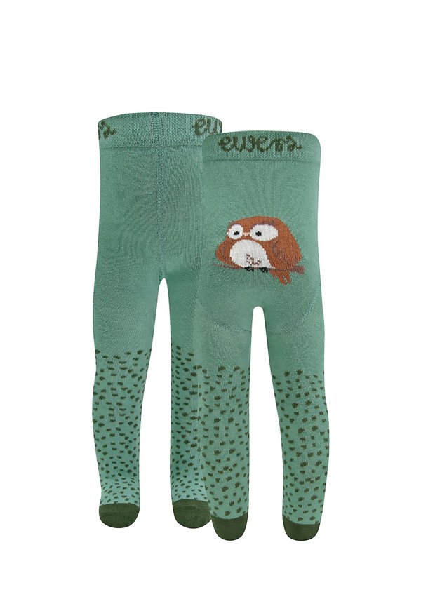 GOTS EULE - Strumpfhose - blaufichte