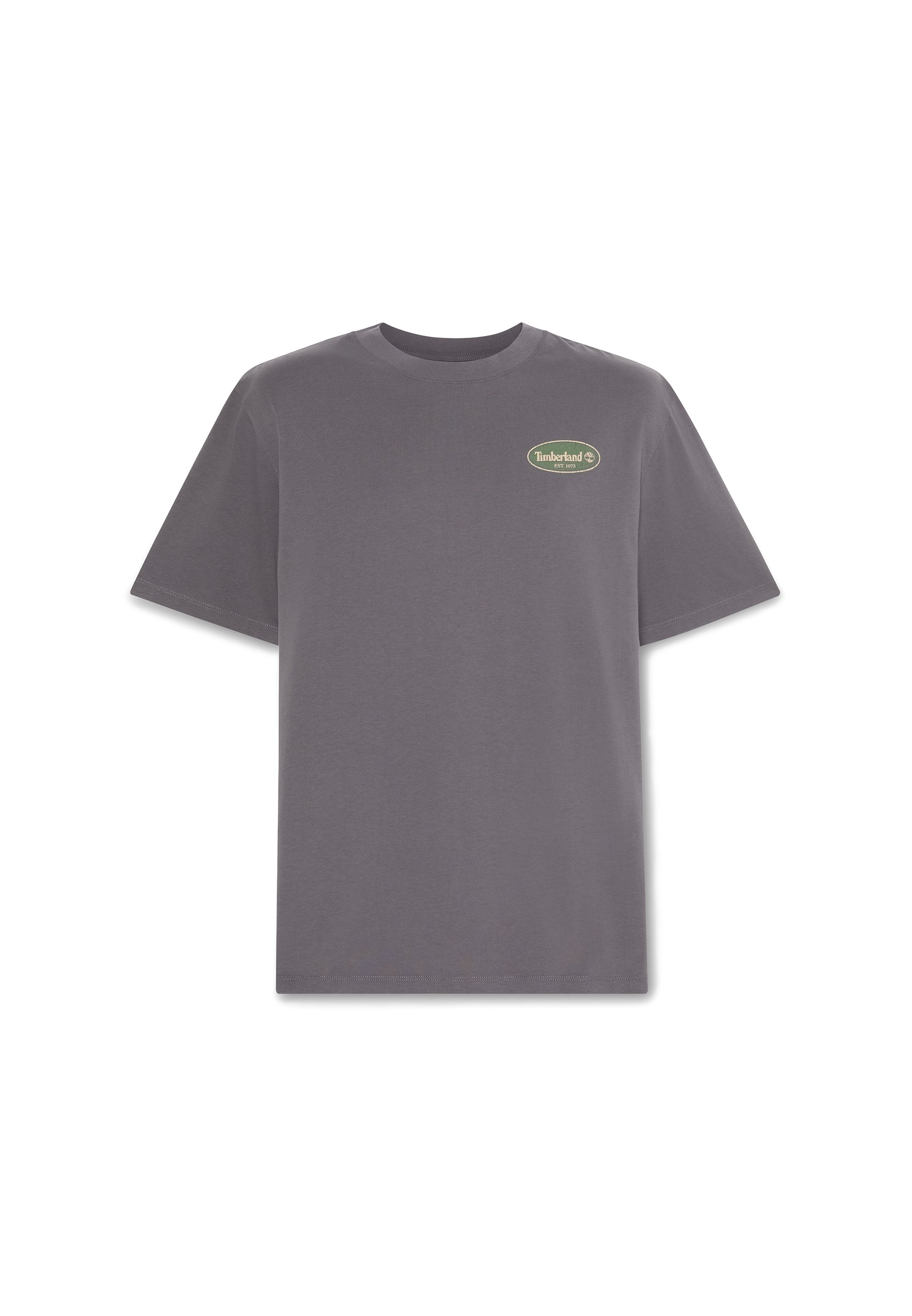 Timberland GAS STATION BACK GRAPHIC TEE. - Triko s potiskem - dark grey