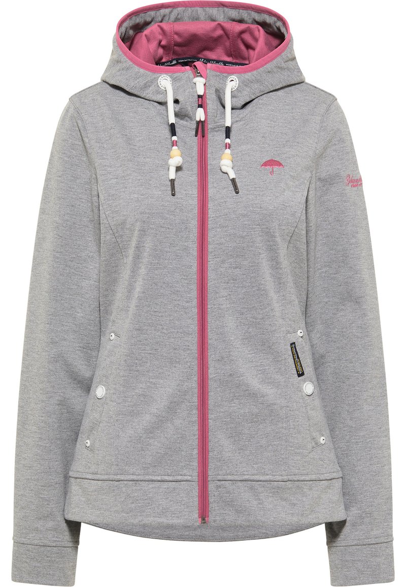 Schmuddelwedda Outdoorjas grijs gemêleerd Schmuddelwedda Outdoorjas grijs gemêleerd