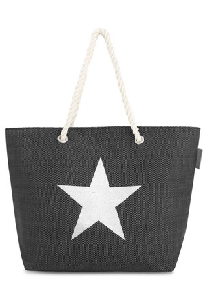 Normani BEACH BAG - Shopping Bag - black, white