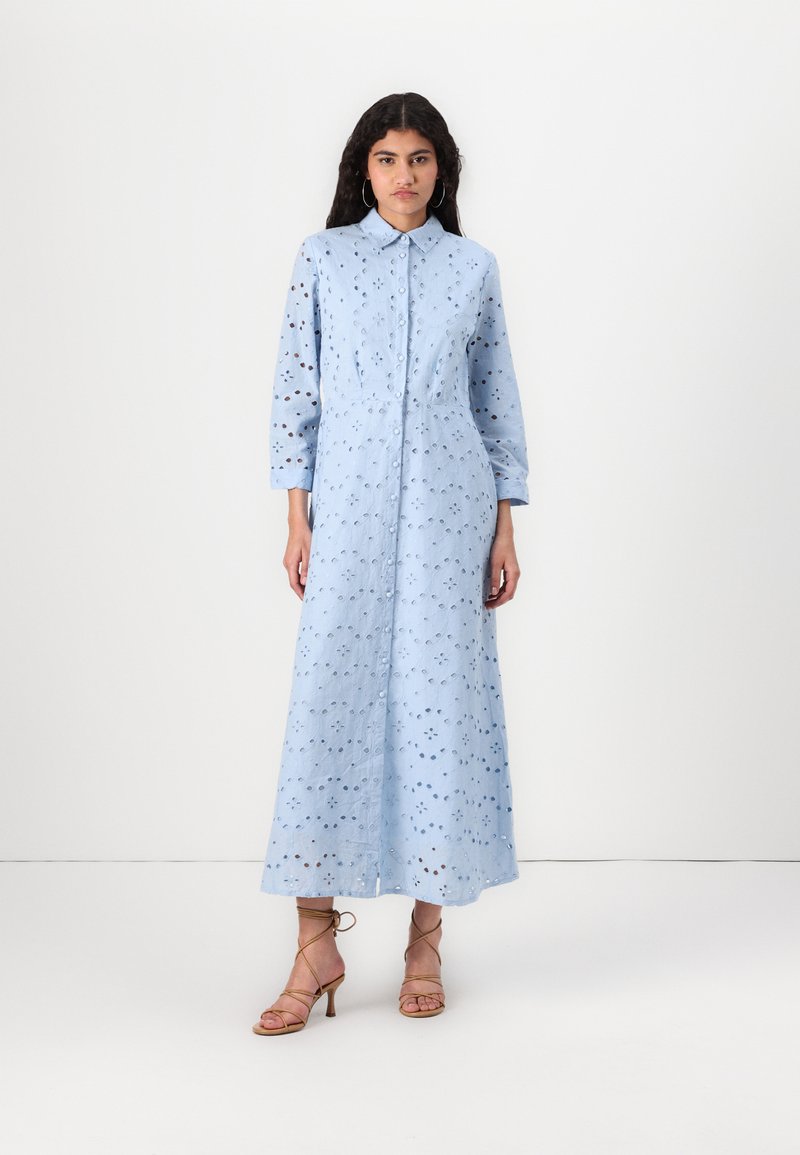 Yassavanna Long Shirt Dress Blue Patterned main image 1