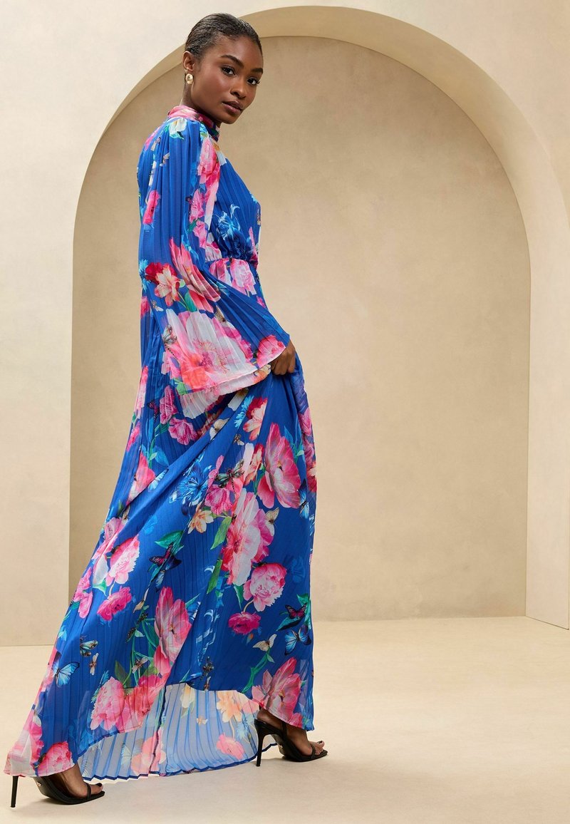 lipsy pleated maxi dress Buy Lipsy Blue Pleated Halter Maxi Occasion Dress (5-16yrs) from Next Bosnia and Herzegovina