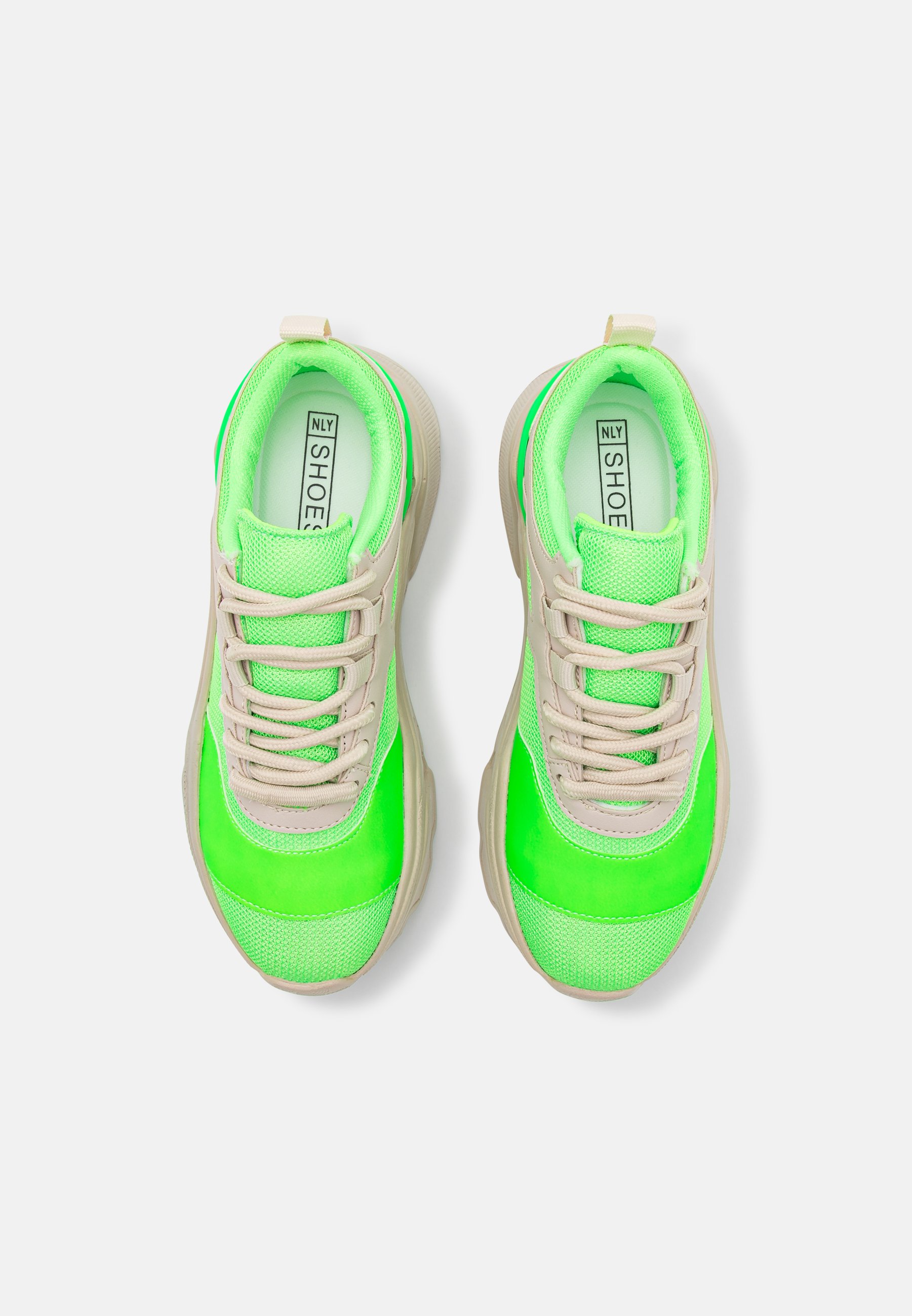 luminous green trainers