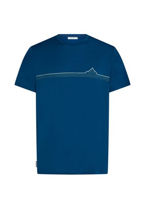 icebreaker, M M 150 TECH L SS T RANGE - Printtipaita - atlantis