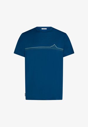 icebreaker, M M 150 TECH L SS T RANGE - Printtipaita - atlantis