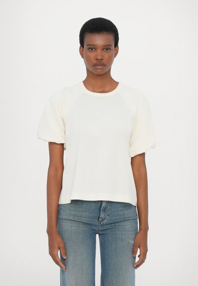 CLOSED WIDE SLEEVE - Camiseta básica - ivory