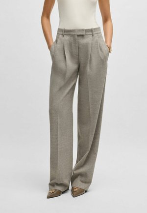 Stoffhose - mottled grey