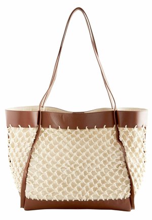 KNOTTED - SHOULDER REGULAR FIT - Shopping Bag - tan brown