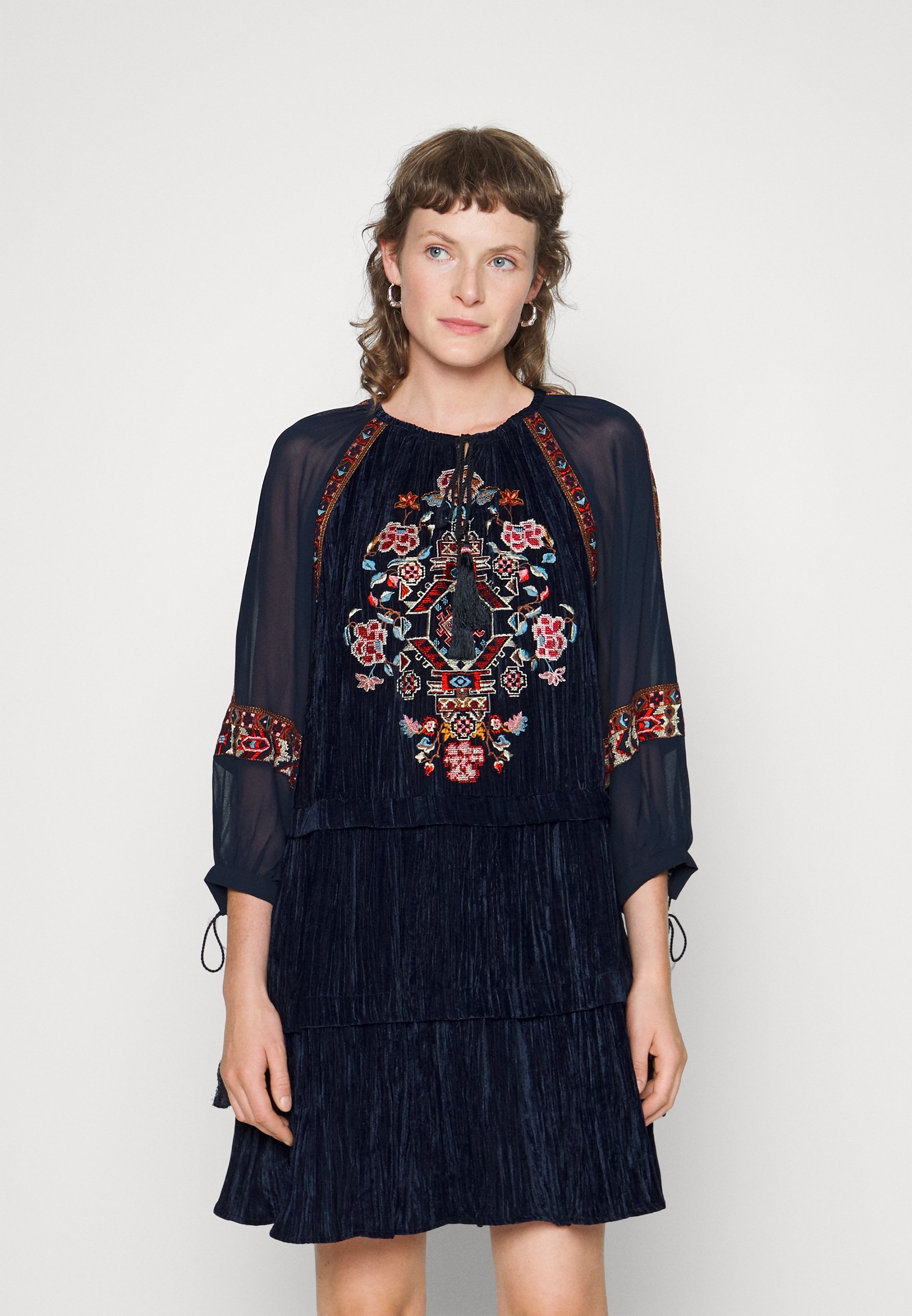 Débardeur Court René Derhy – Femme – Taille S (34/36) – Bleu – Coton – Occasion TBE