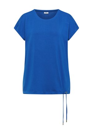 Cecil, DROPPED SHOULDER SHIRT MIT CUT-OUT-DETAIL - T-Shirt basic - surf blue