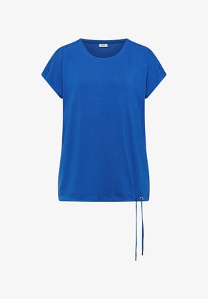 Cecil, DROPPED SHOULDER SHIRT MIT CUT-OUT-DETAIL - T-Shirt basic - surf blue