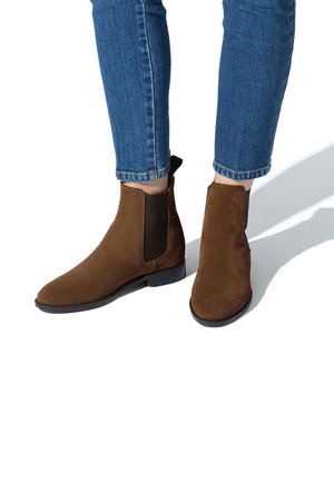 Scarosso CATERINA - Enkelkaarsjes - brown suede