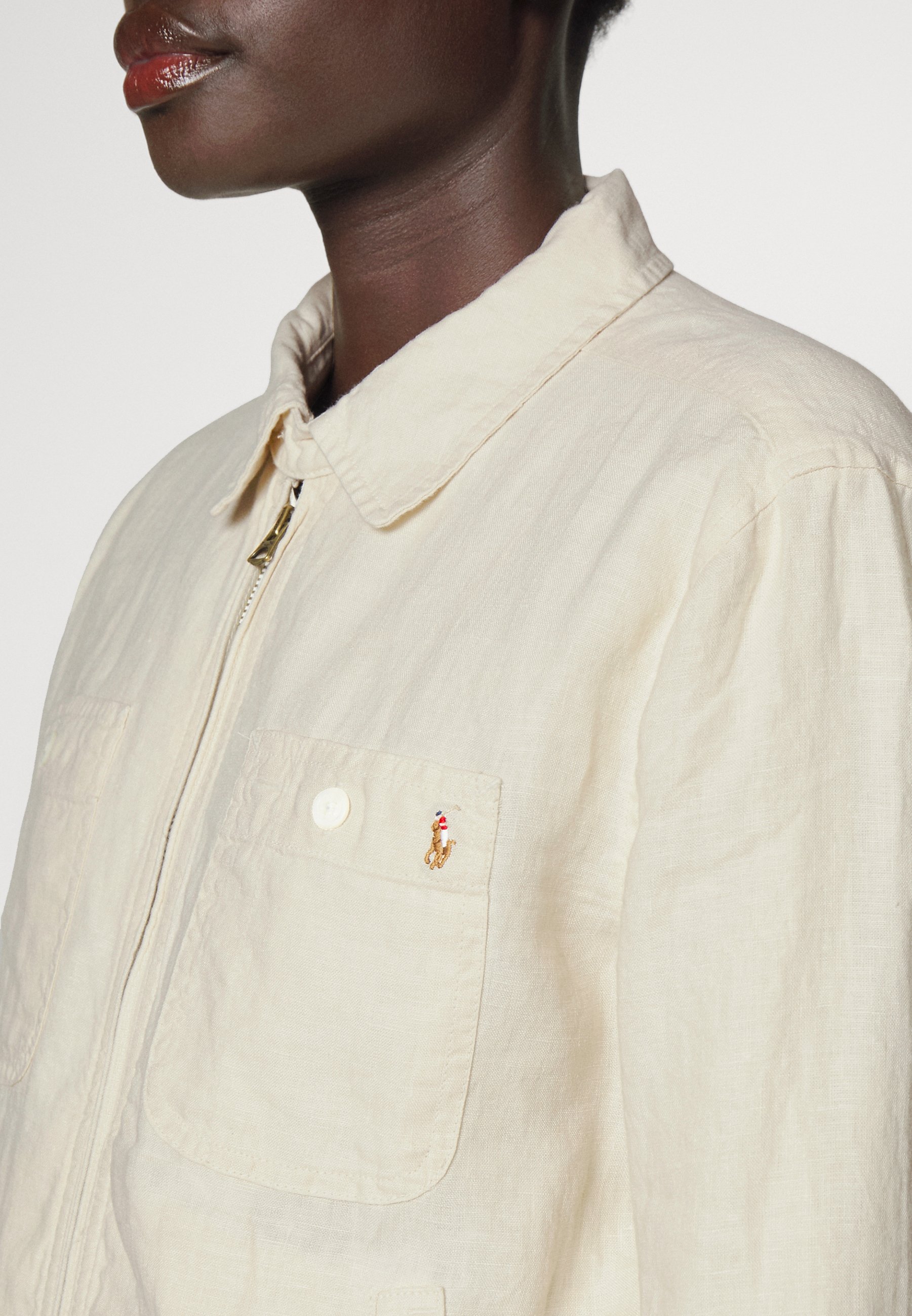 bomber jacket with button down shirt