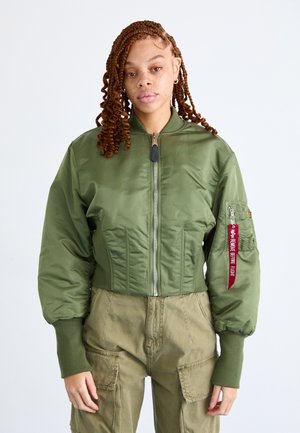 WAISTED - Bomber Jacket - sage green