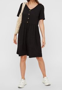 Pieces Denní šaty - black