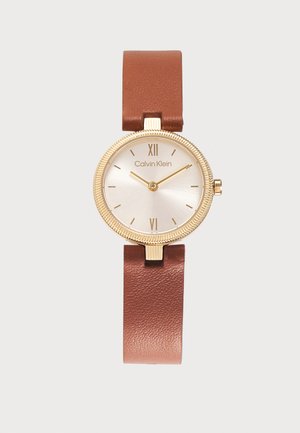 Calvin Klein, GLEAM - Horloge - gold-coloured/brown