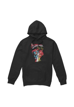DC COMICS - SUPERMAN, JLA FASTEST - Hoodie - black